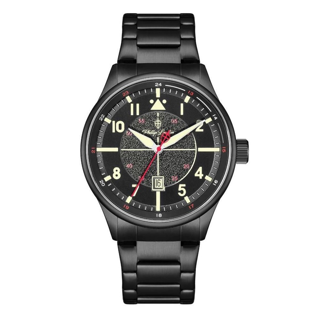 Relógio Phillip London Militar Black