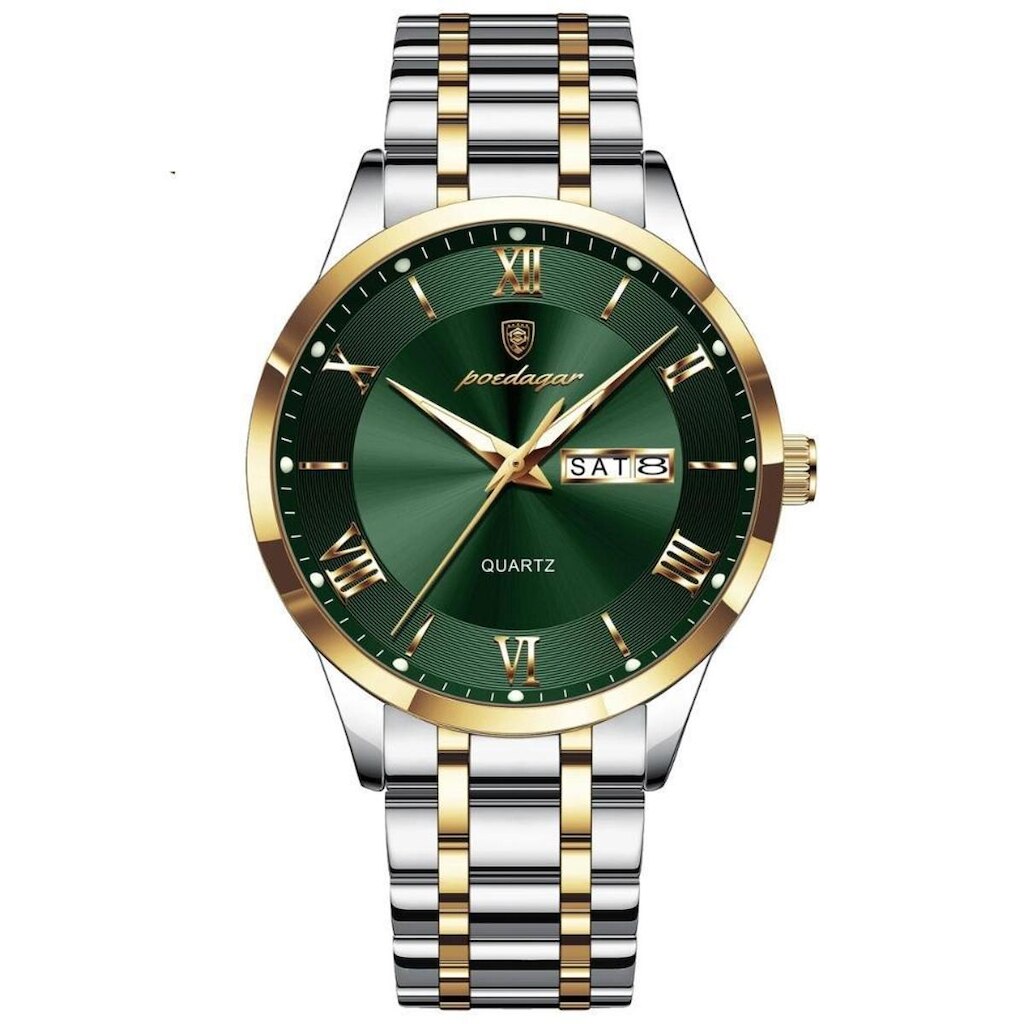Relógio Poedagar moda luxo masculinoaço inoxidável 978