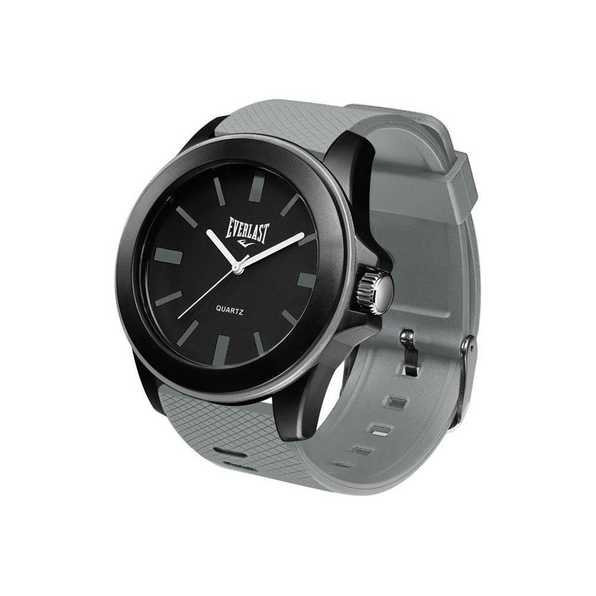 Relógio Pulso Everlast Masculino Analógico Estilo E7211 - Cinza Menor preço em Relógio Pulso Everlast Masculino Analógico Estilo E7211 - Cinza