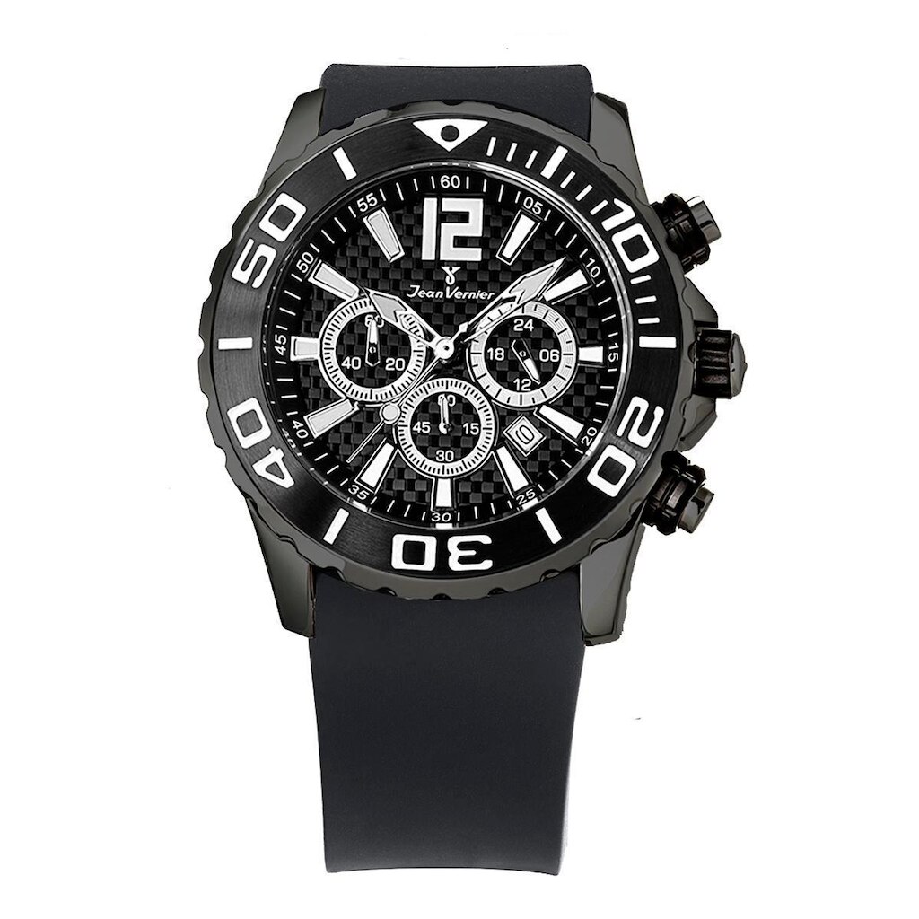 Relógio Pulso Jean Vernier Masculino Cronógrafo JV02094