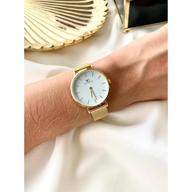 Relógio Saint Germain Brand Chelsea Gold 32Mm Feminino