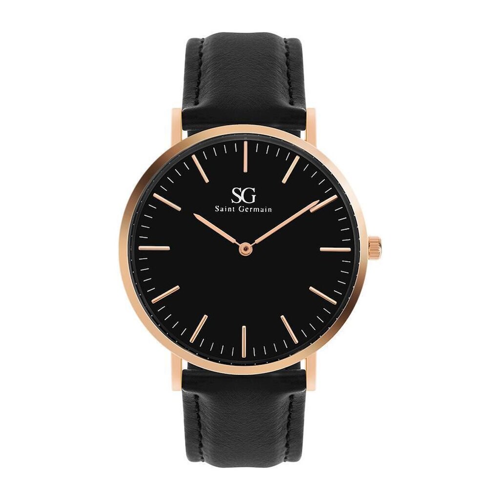 Relógio Saint Germain Brand Murray Black Rosé Gold 40Mm Masculino