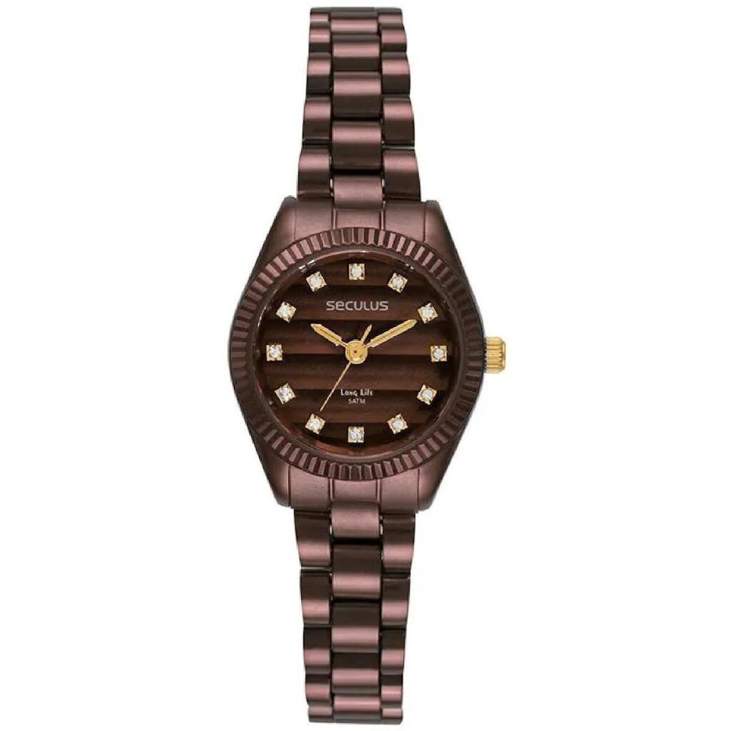 Relógio Seculus 77362LPSVMA3 Feminino 24 mm Aço Inox