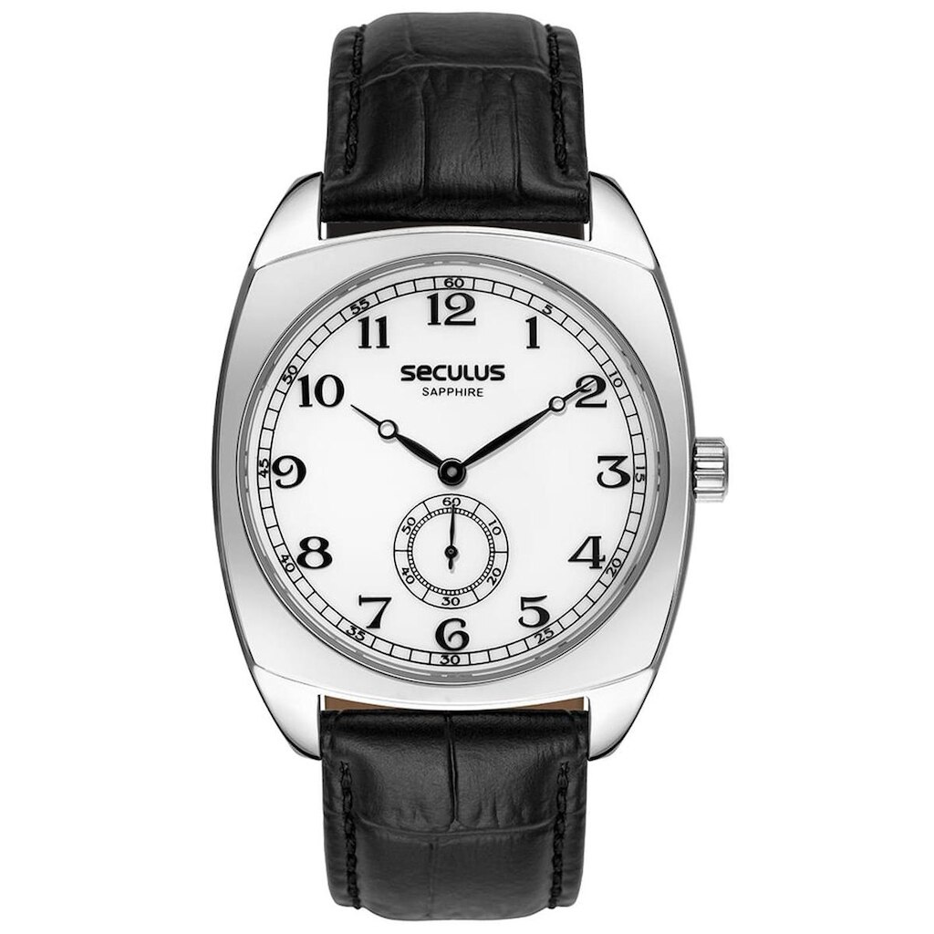 Relógio Seculus Classic 23767G0SVNC2 Couro Preto 40mm