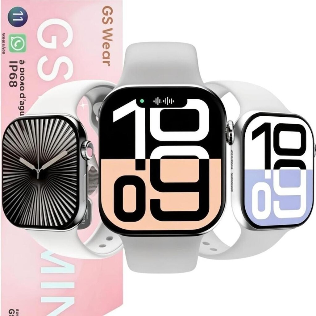 Relógio Smartwatch Gs11 Mini 42mm Series 11 a Prova D'Água IP68 Super Amoled 2025 GS Wear Original