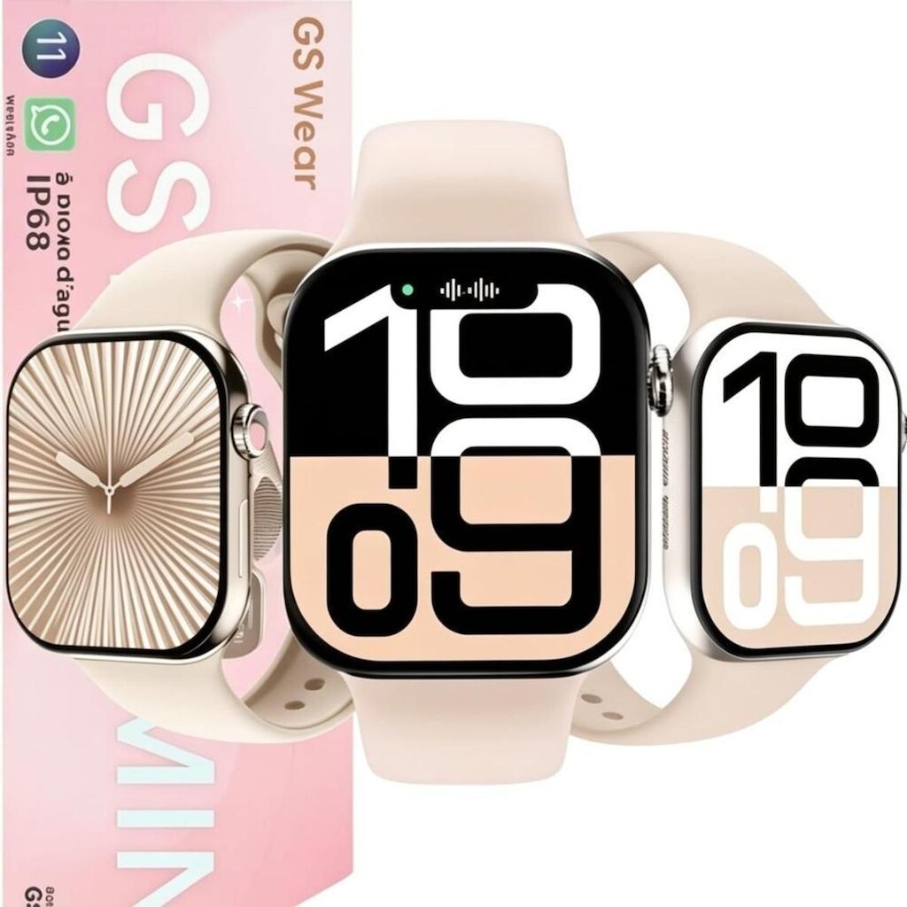 Relógio Smartwatch Gs11 Mini 42mm Series 11 a Prova D'Água IP68 Super Amoled 2025 GS Wear Original