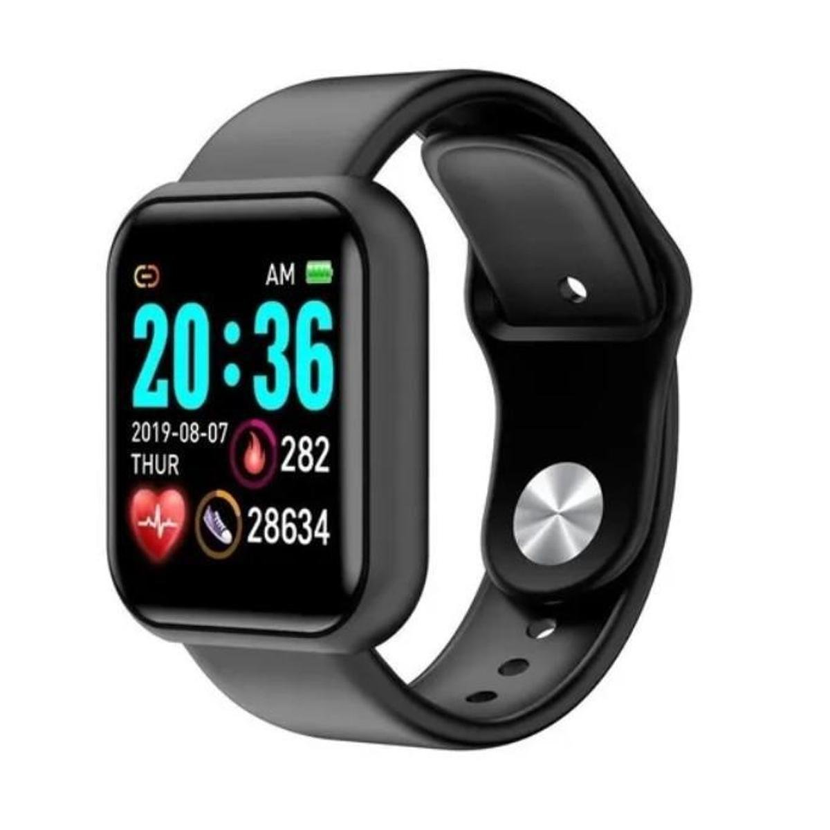 RELÓGIO SMARTWATCH INTELIGENTE D20 Pro Y68 PRETO Menor preço em RELÓGIO SMARTWATCH INTELIGENTE D20 Pro Y68 PRETO
