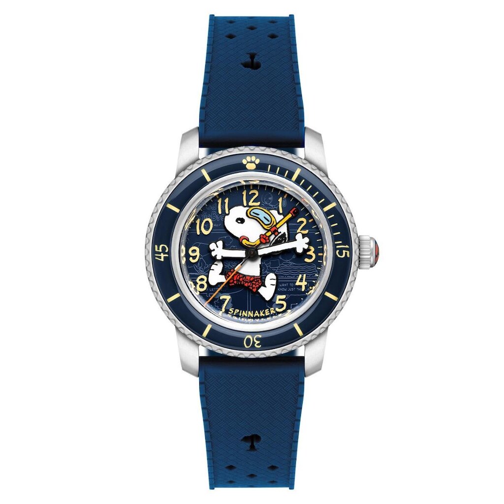 Relógio Spinnaker Fleuss 40 Automatic Snoopy Cobalt Glimmer Limited Edition SP-5186-02