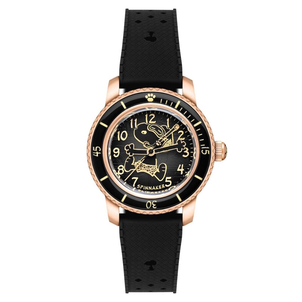 Relógio Spinnaker Fleuss 40 Automatic Snoopy Obsidian Glow Limited Edition SP-5186-04