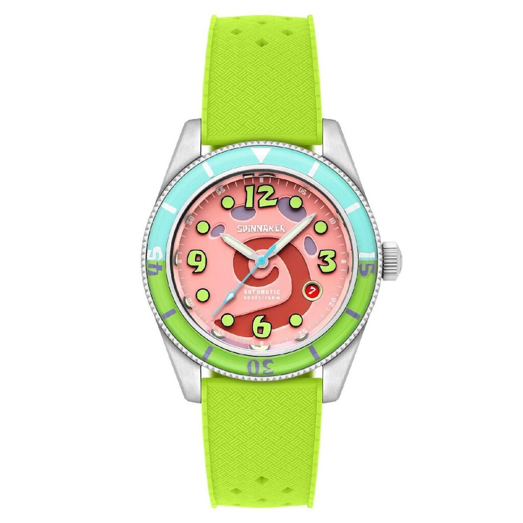 Relógio Spinnaker Fleuss Bob Esponja Pink Gary Limited Edition SP-5151-01