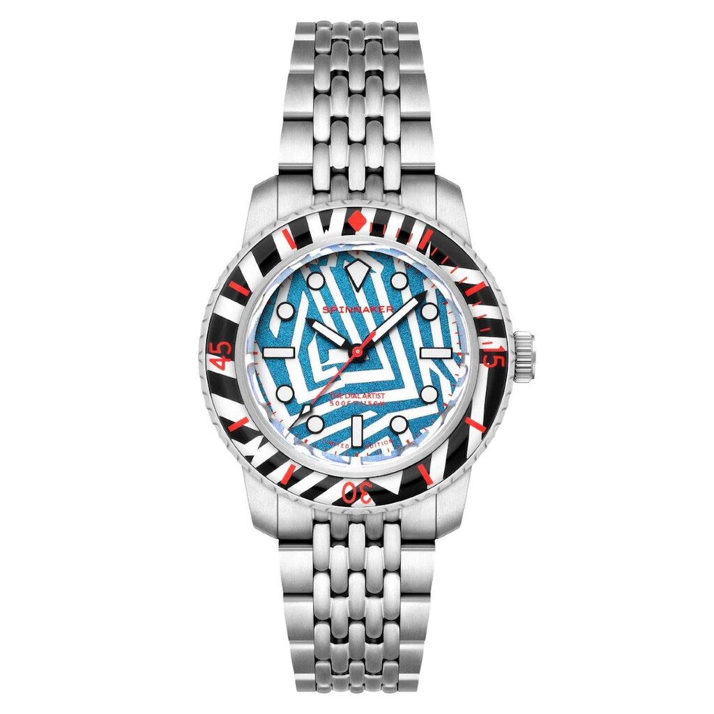 Relógio Spinnaker Fleuss Razzle Dazzle Noir Ilumination Limited Edition SP-5165-11