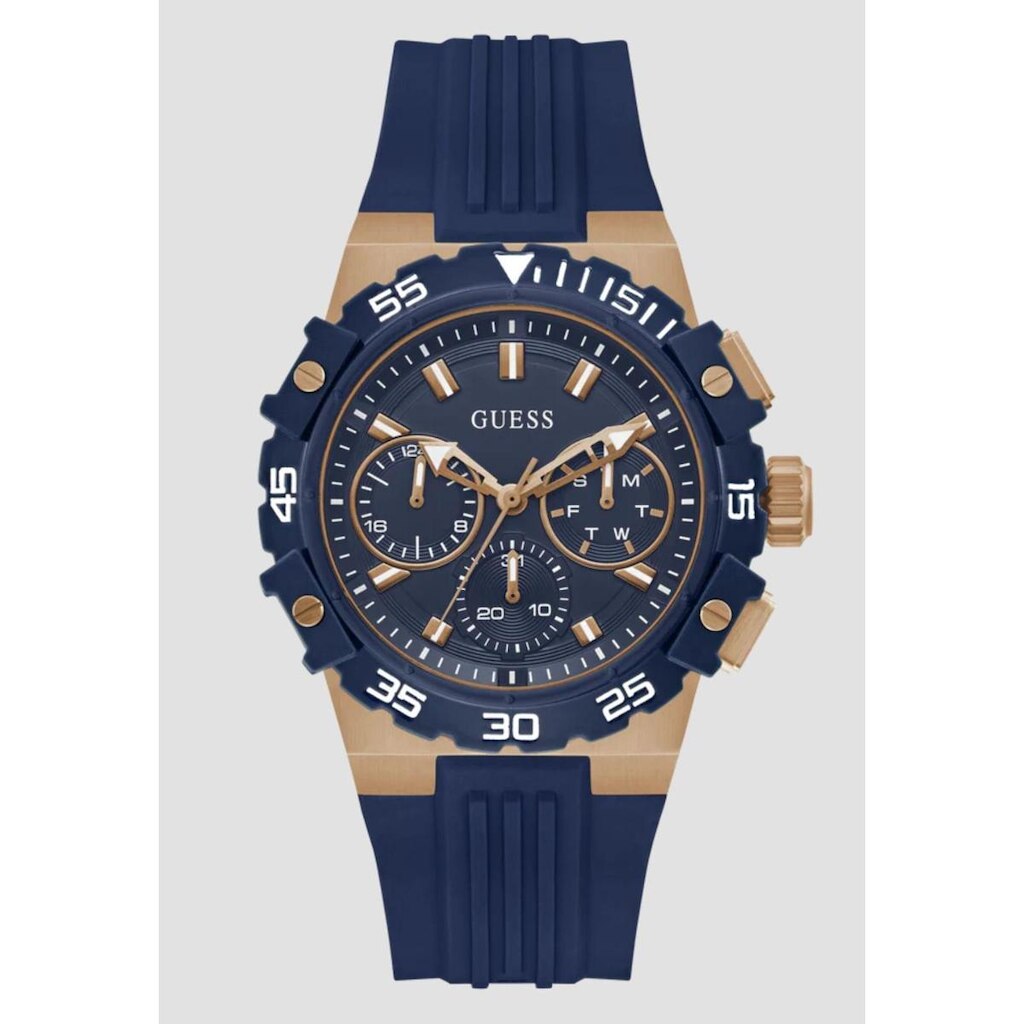 Relógio Sport Multifunção Silicone Azul
