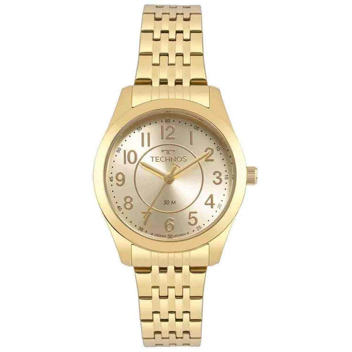 RELÓGIO TECHNOS FEMININO BOUTIQUE DOURADO - 2035MJDS/4X - Dourado | Zattini