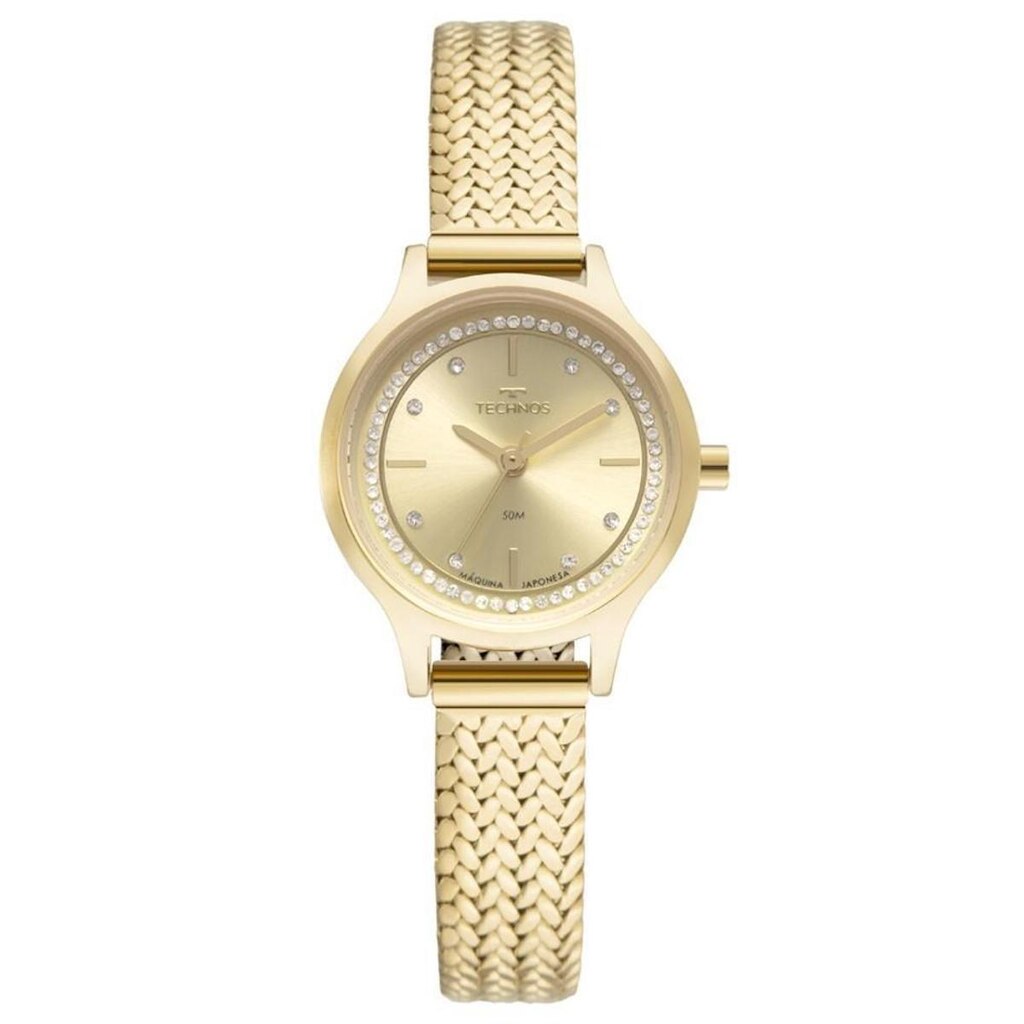 Relógio Technos Feminino Mini Dourado GL32AU/1H