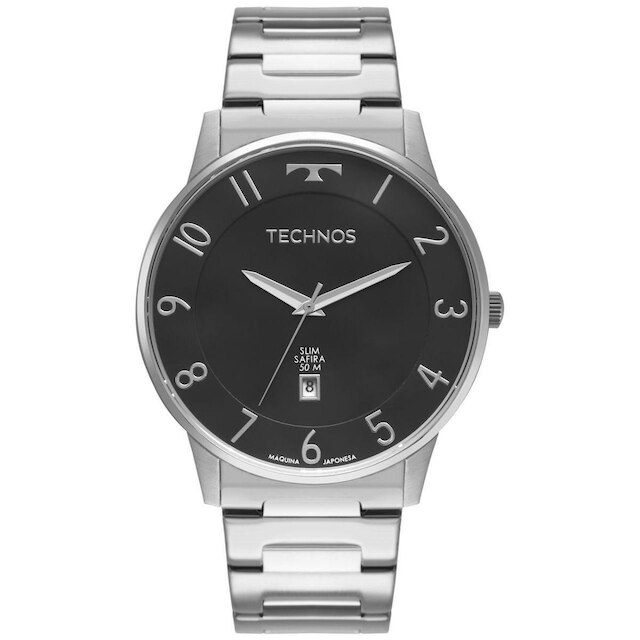 Relógio Technos Masculino Slim Prata - GM10YQ/1P GM10YQ/1P