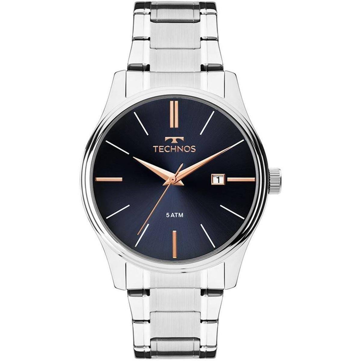 Relógio Technos Masculino Steel Menor preço em Relógio Technos Masculino Steel