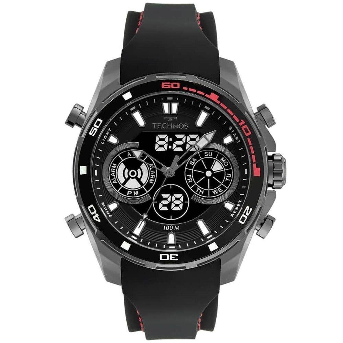 Relógio Technos Masculino Ts_Digiana BJ3530AB/2P - Preto Menor preço em Relógio Technos Masculino Ts_Digiana BJ3530AB/2P - Preto