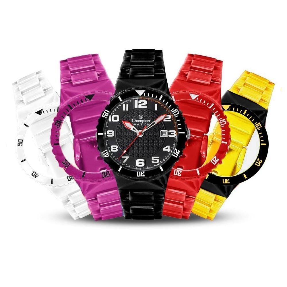 Relógio Unissex Champion Analógico Cp30119x Troca Pulseira Kit | Zattini