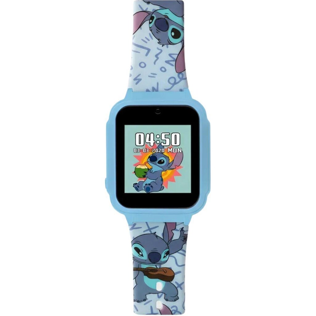 Relógio Unissex Infantil Condor Disney Stitch Original CODISNEYAE/9N Pulseira Silicone Azul