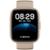 Relógio Unissex X-Watch Smartwatch Prisma Troca Pulseira Original Dourado XSWUQPI011A Pulseira Silic - Creme