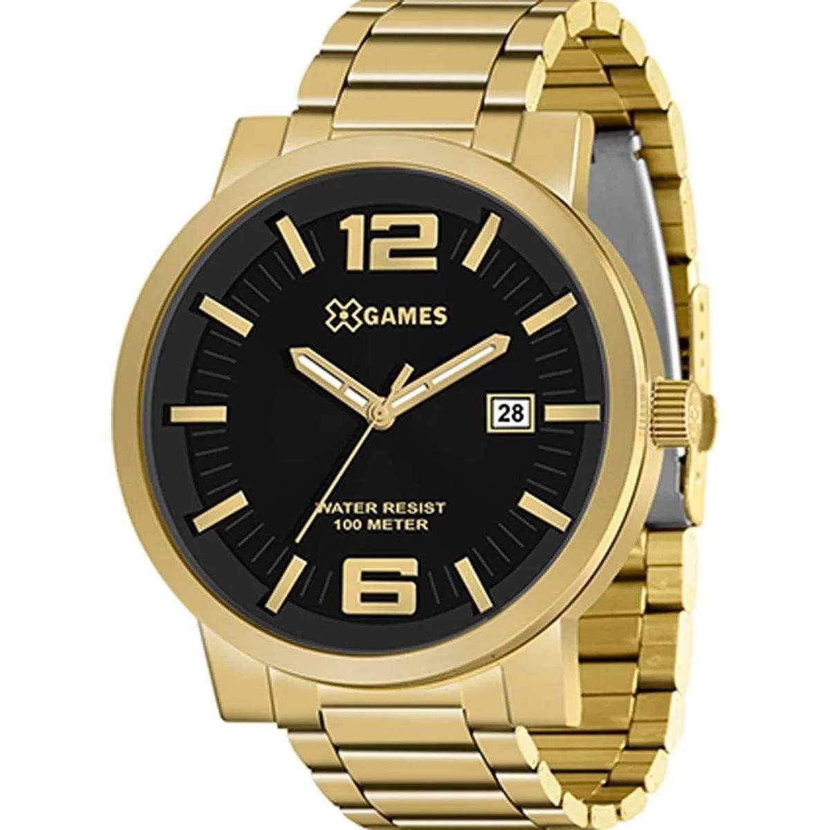 Relógio X-Games Masculino Xteel Dourado XMGS1035-P2KX | Zattini