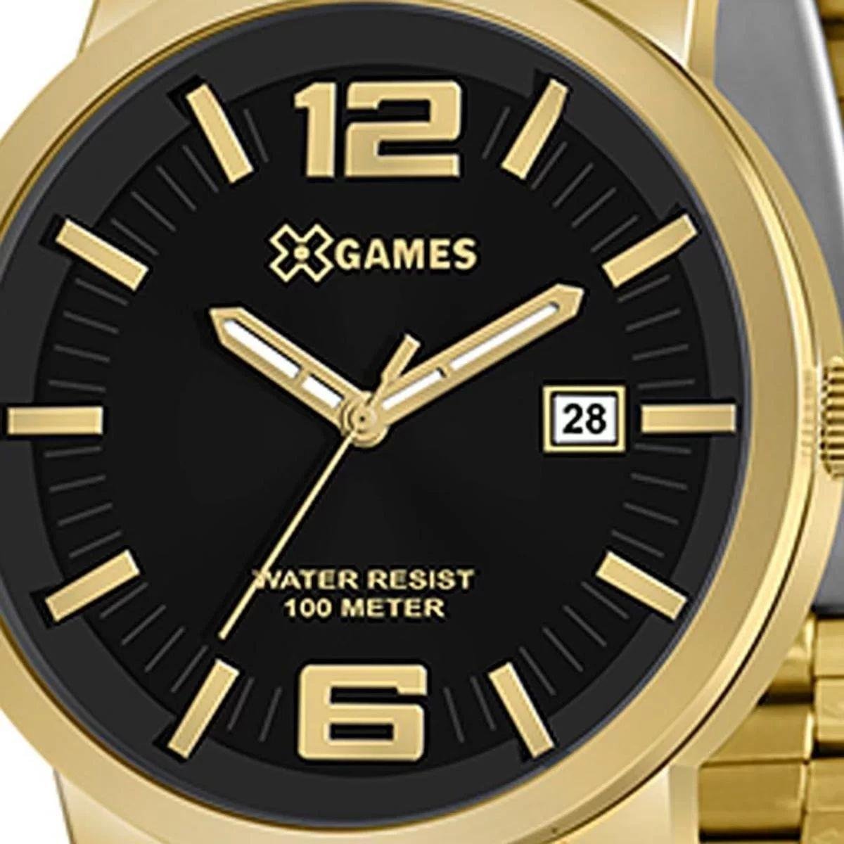 Relógio X-Games Masculino Xteel Dourado XMGS1035-P2KX | Zattini