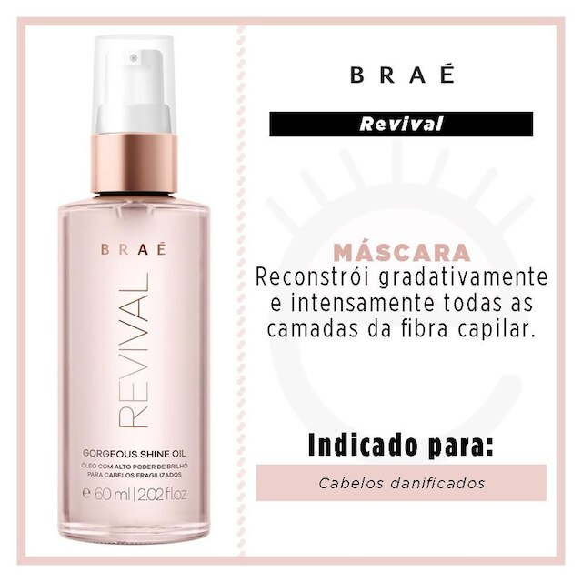 Revival Gorgeous Oil Braé - Finalizador 60ml