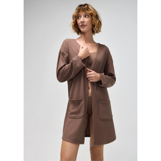 Robe Hering Manga Longa Em Tricô Feminino