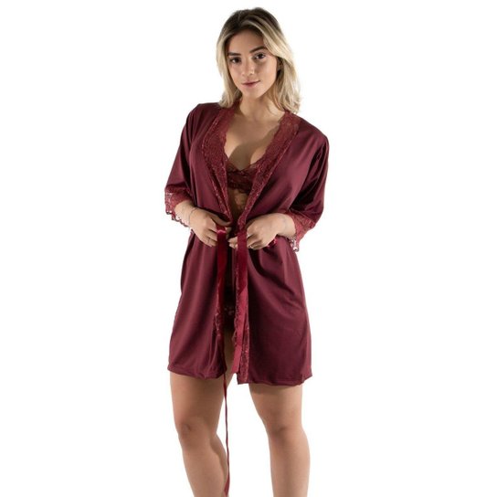 Robe Romantic Com Renda