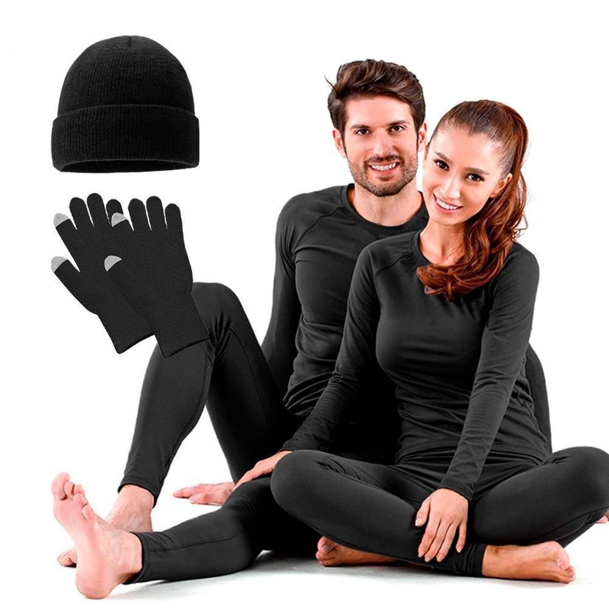 Roupa Termica Frio Blusa Calça segunda Pele Gorro Luva Touch Screen Masculina Feminina é ruim? Roupa Termica Frio Blusa Calça segunda Pele Gorro Luva Touch Screen Masculina Feminina é boa?