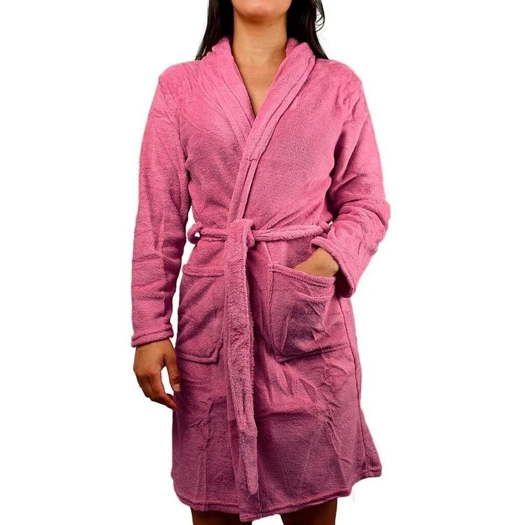 Roupão Kimono Felpudo Unisex Microfibra Macio Pós Banho