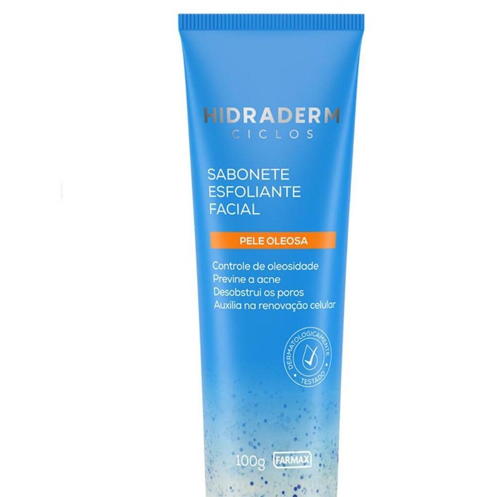 Sabonete Esfoliante Facial Hidraderm Ciclos 100g