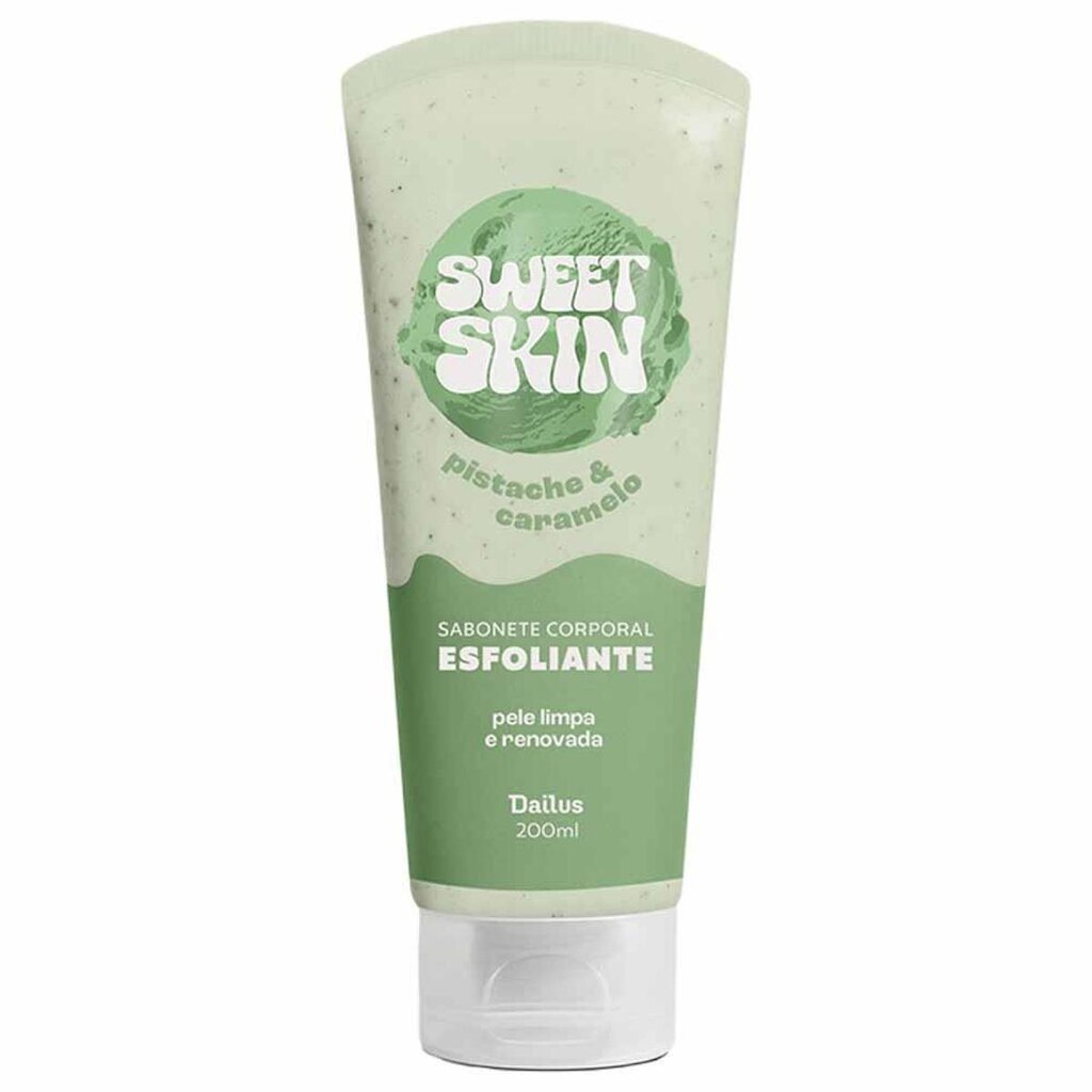 Sabonete Esfoliante Sweet Skin Mousse de Pistache 200ml