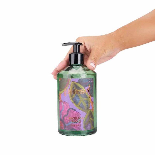 Sabonete Líquido Aromáticos Phebo Manjericão Roxo 450ml
