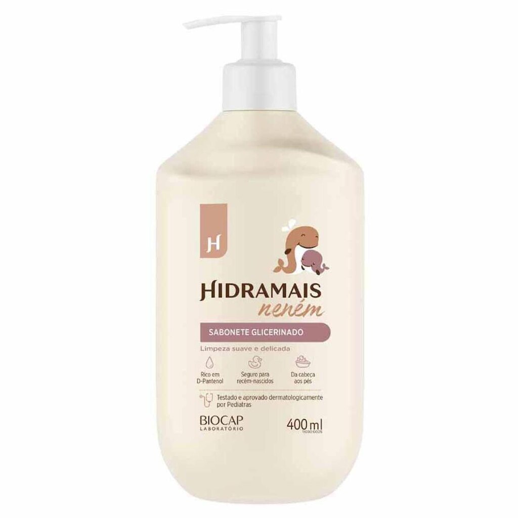 Sabonete Líquido Glicerinado Hidramais Neném 400ml