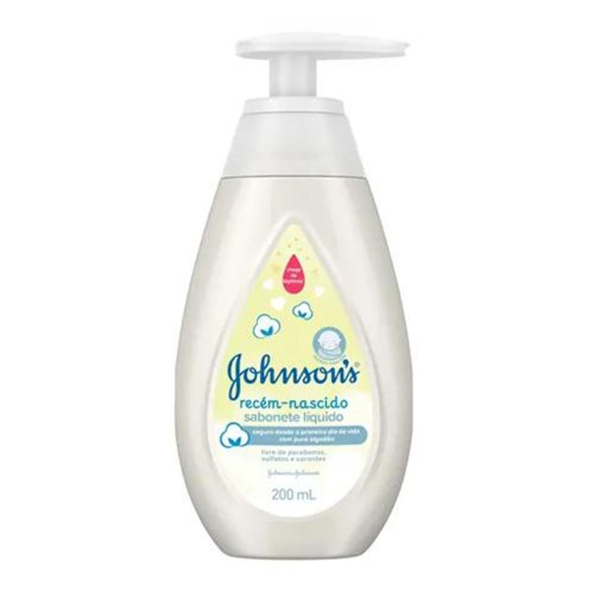 Sabonete Líquido Johnson's Baby - Recém Nascido 200ml Menor preço em Sabonete Líquido Johnson's Baby - Recém Nascido 200ml