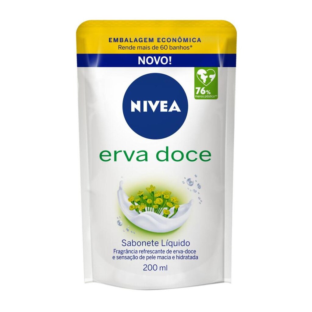 Sabonete Líquido Refil Nívea Erva Doce 200ml