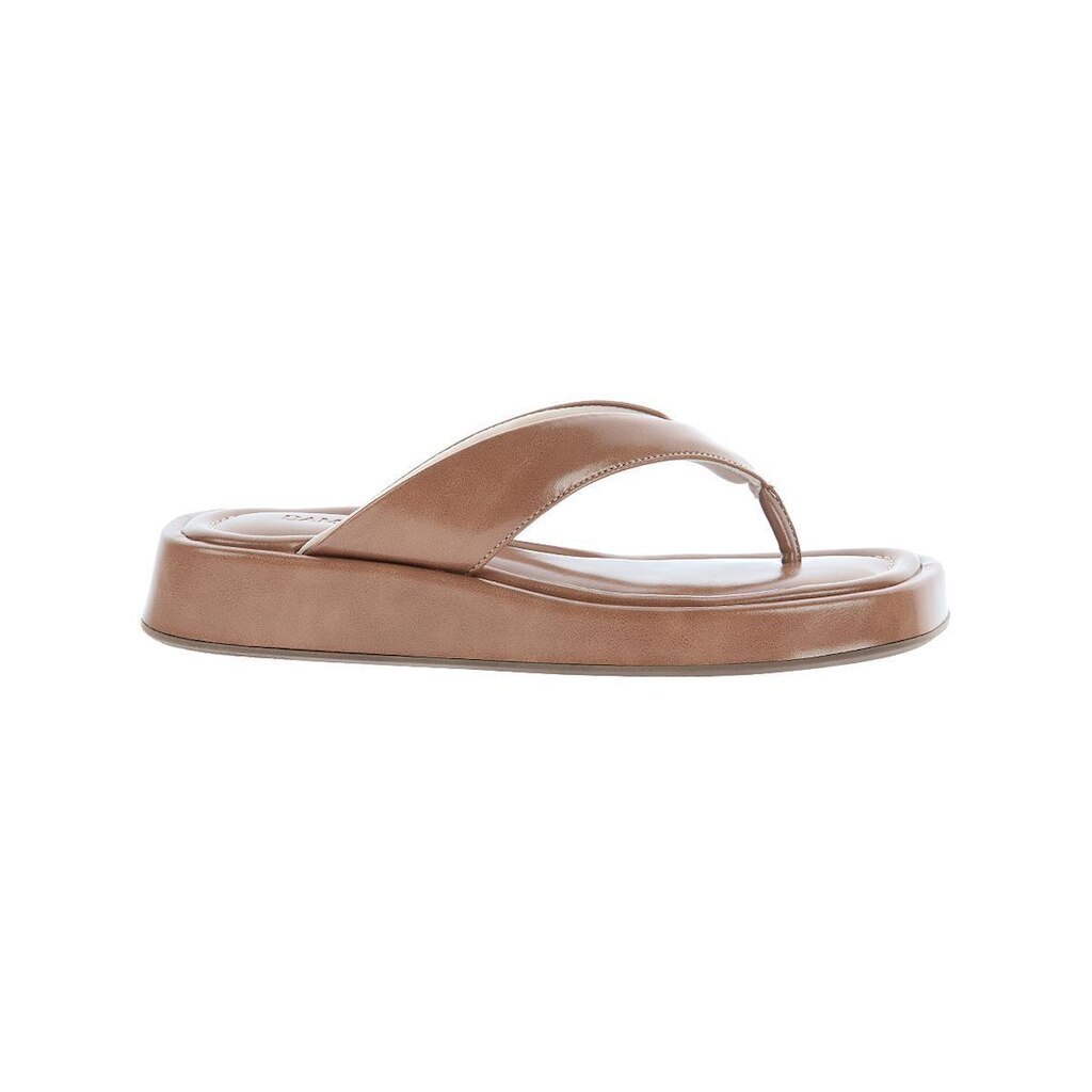Sabrina - Sandália Flat Feminina Plataforma Bege