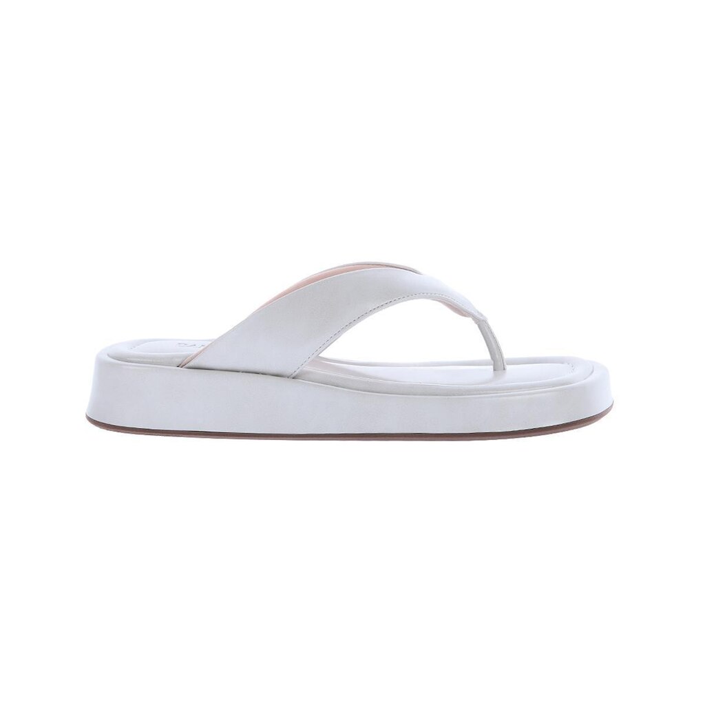 Sabrina - Sandália Flat Feminina Plataforma Off White