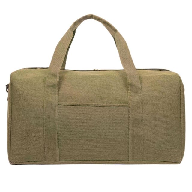 Sacola De Viagem Em Lona Bolsa Masculina Grande Espaçosa