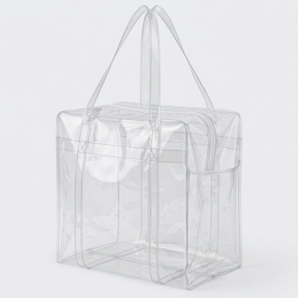 Sacola Transparente Prática Para Viagens Visitas