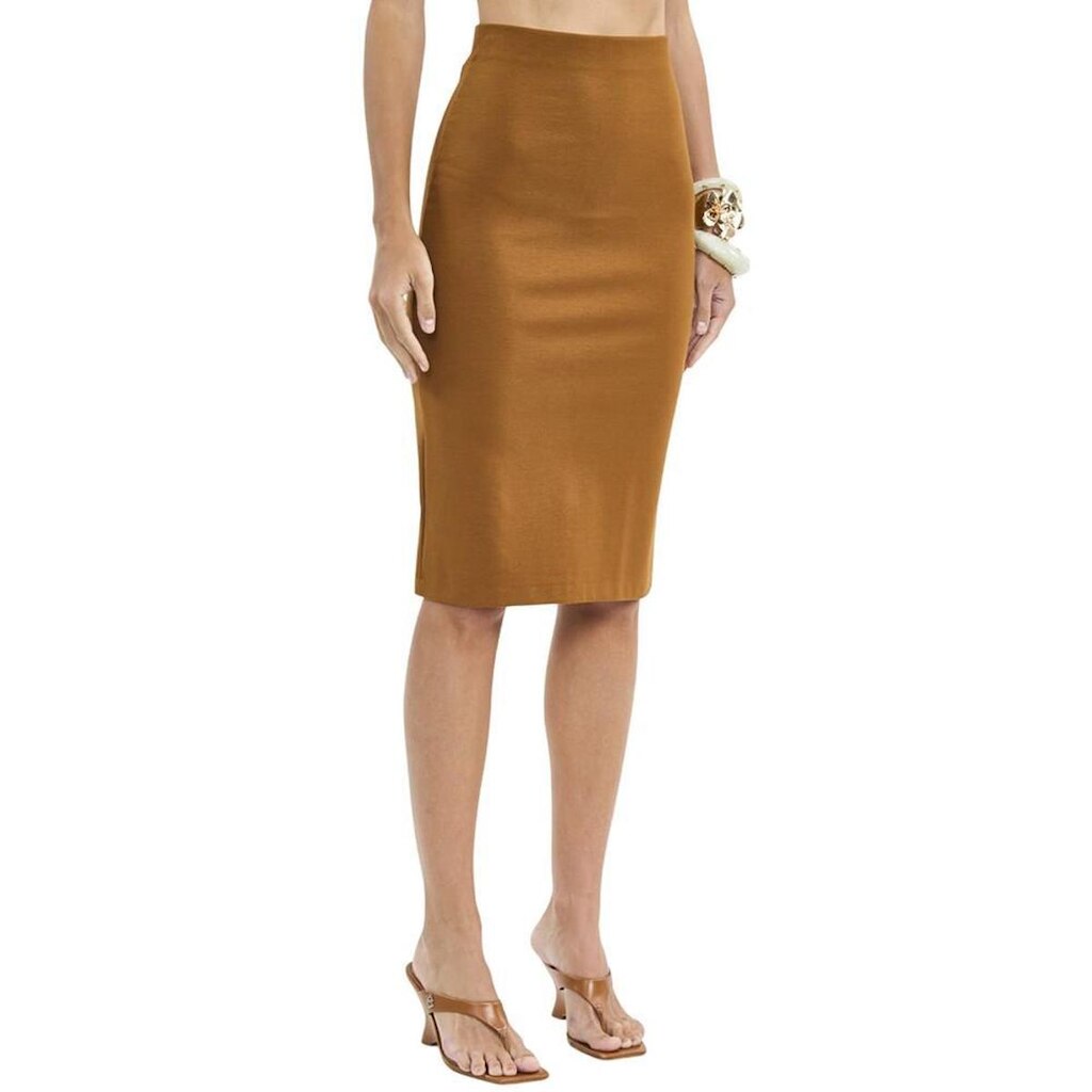 Saia Colcci Marrom Drome Feminina