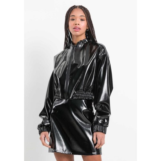 Saia Curta Vinil My Favorite Things - Preto