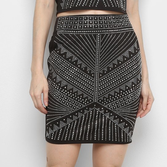 Saia Eagle Rock Strass - Preto