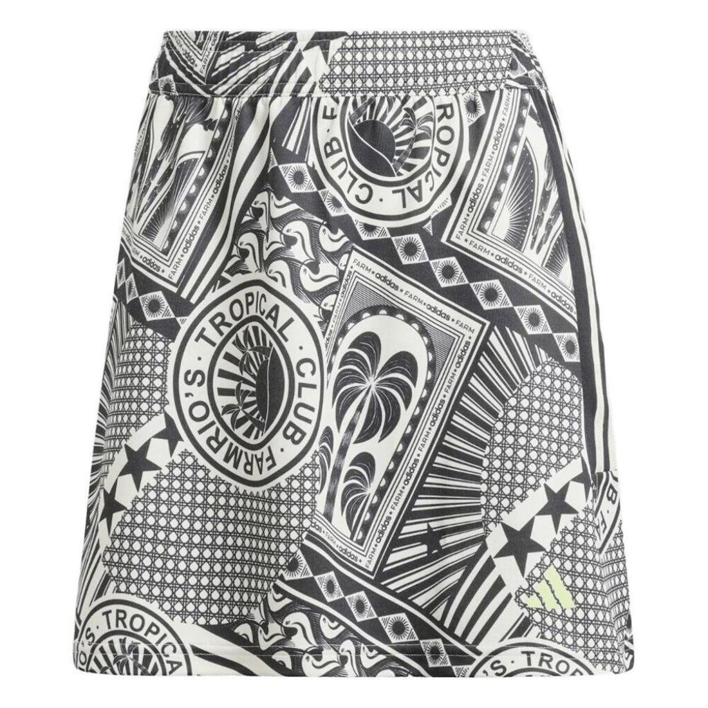Saia Farm Adidas Skirt Preto/ Branco G