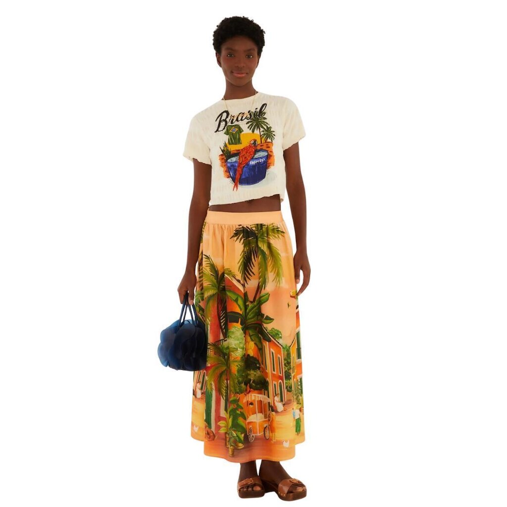 Saia Farm Rio Midi Cropped Vila Rio