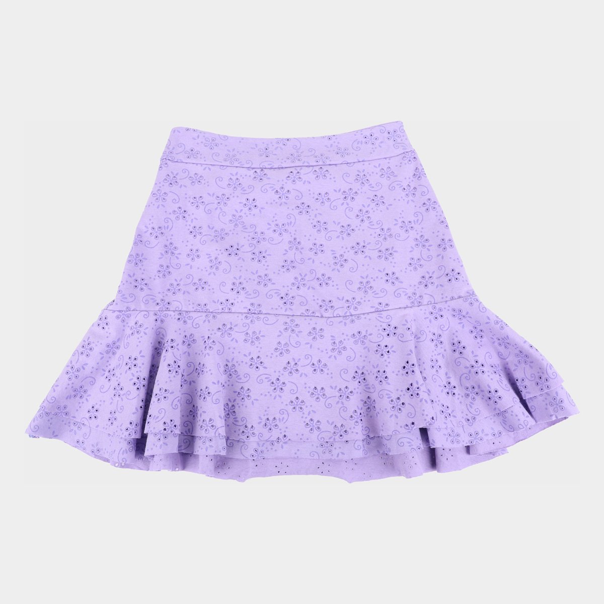 Saia Infantil For Girl Laise Babados - Lilás é ruim? Saia Infantil For Girl Laise Babados - Lilás é boa?