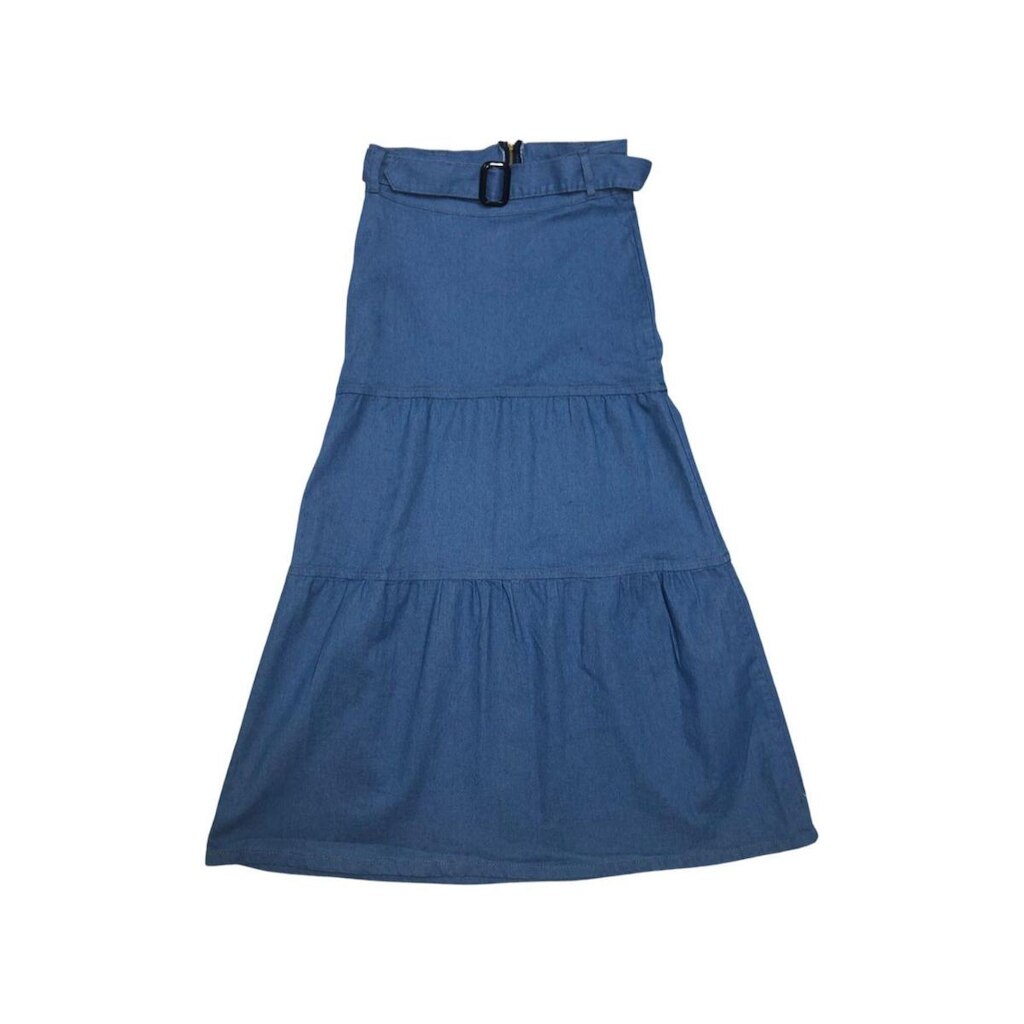 Saia Jeans Longa Três Marias