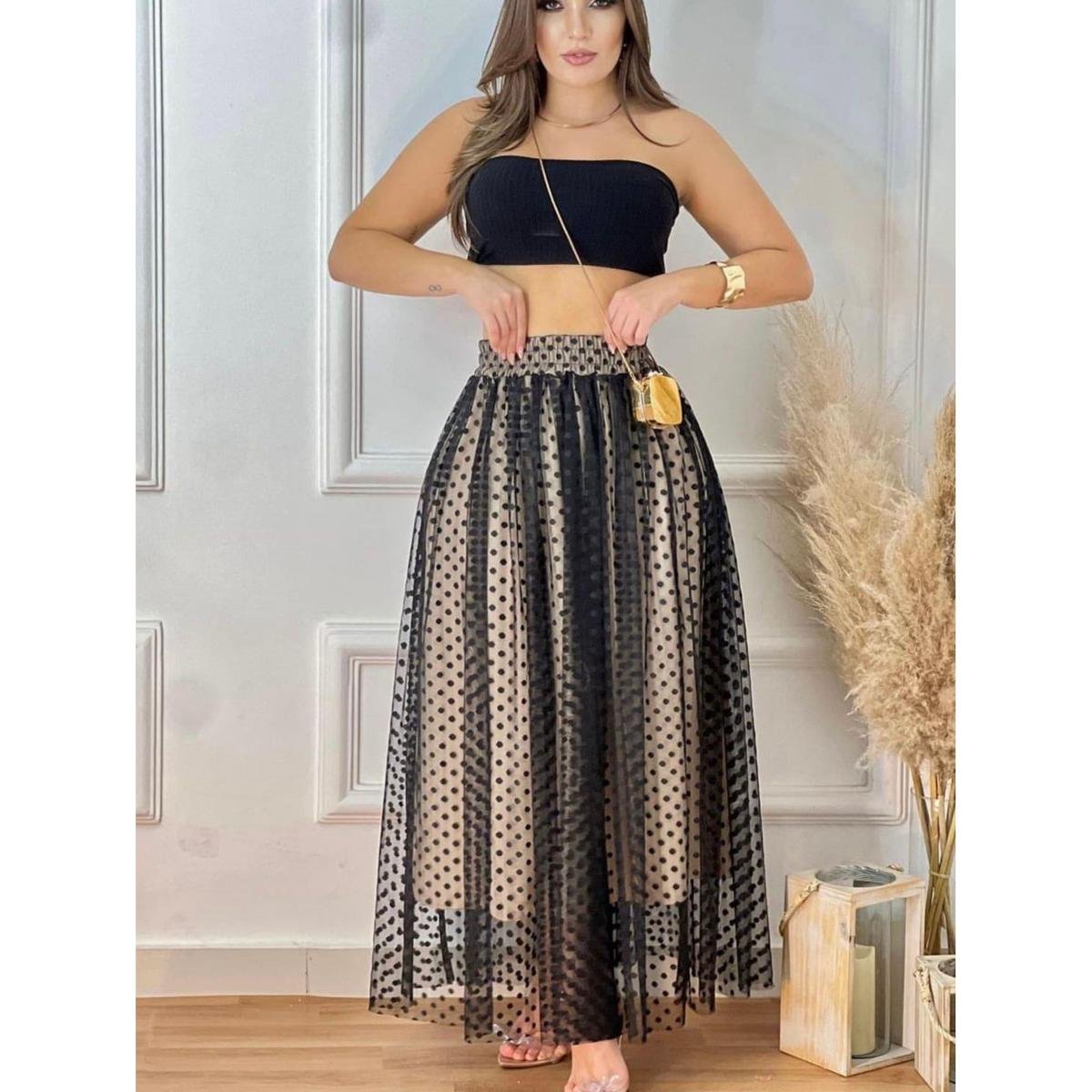 Saia Longa Modas EvangÃ©licas 2018 Saia Plissada Saias Longas Da