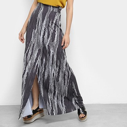 saia longa pareo preta